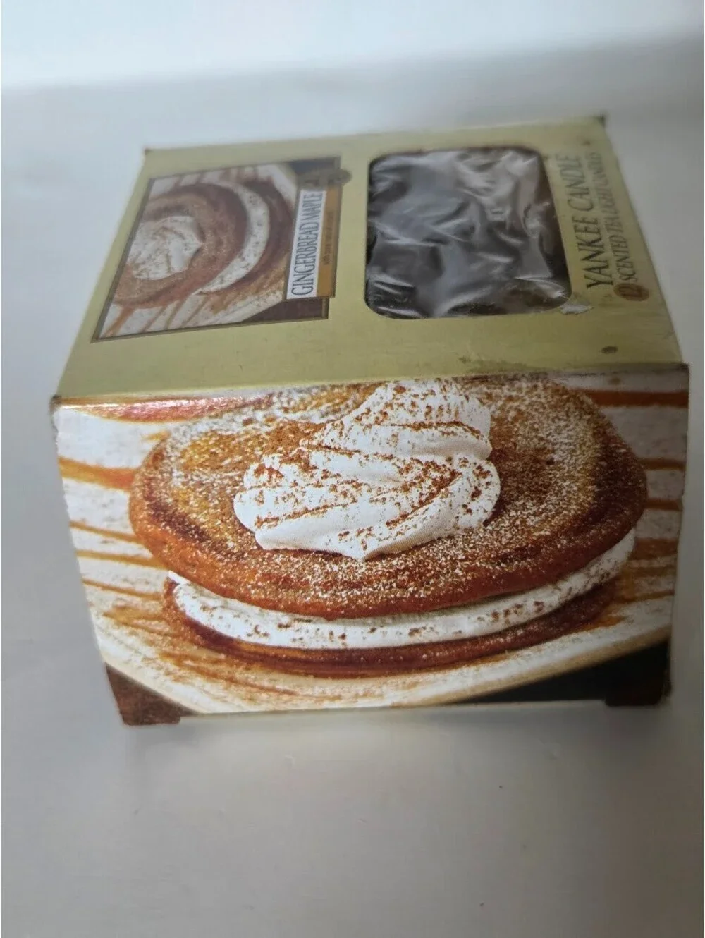 Yankee Candle Gingerbread Maple 12-Pack Scented Tea Light Candles 4.2 oz Box